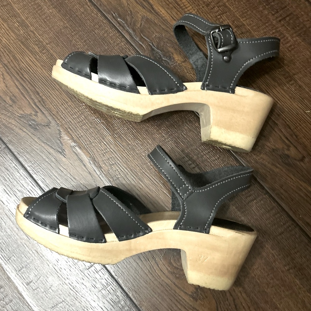 Gray Sven Swedish Clog Sandals